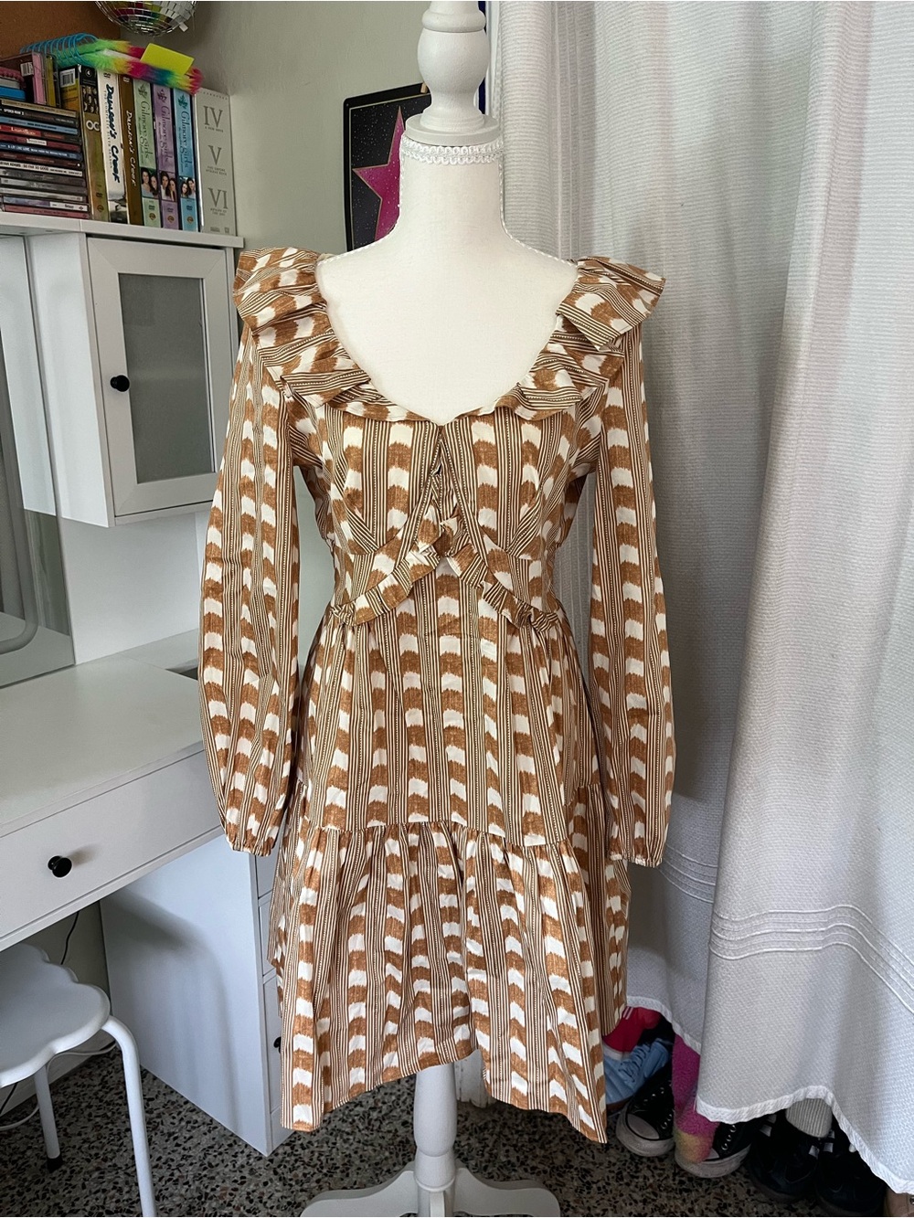 Derek Lam 10 Crosby Printed Mini Dress Fall 2023 Collection